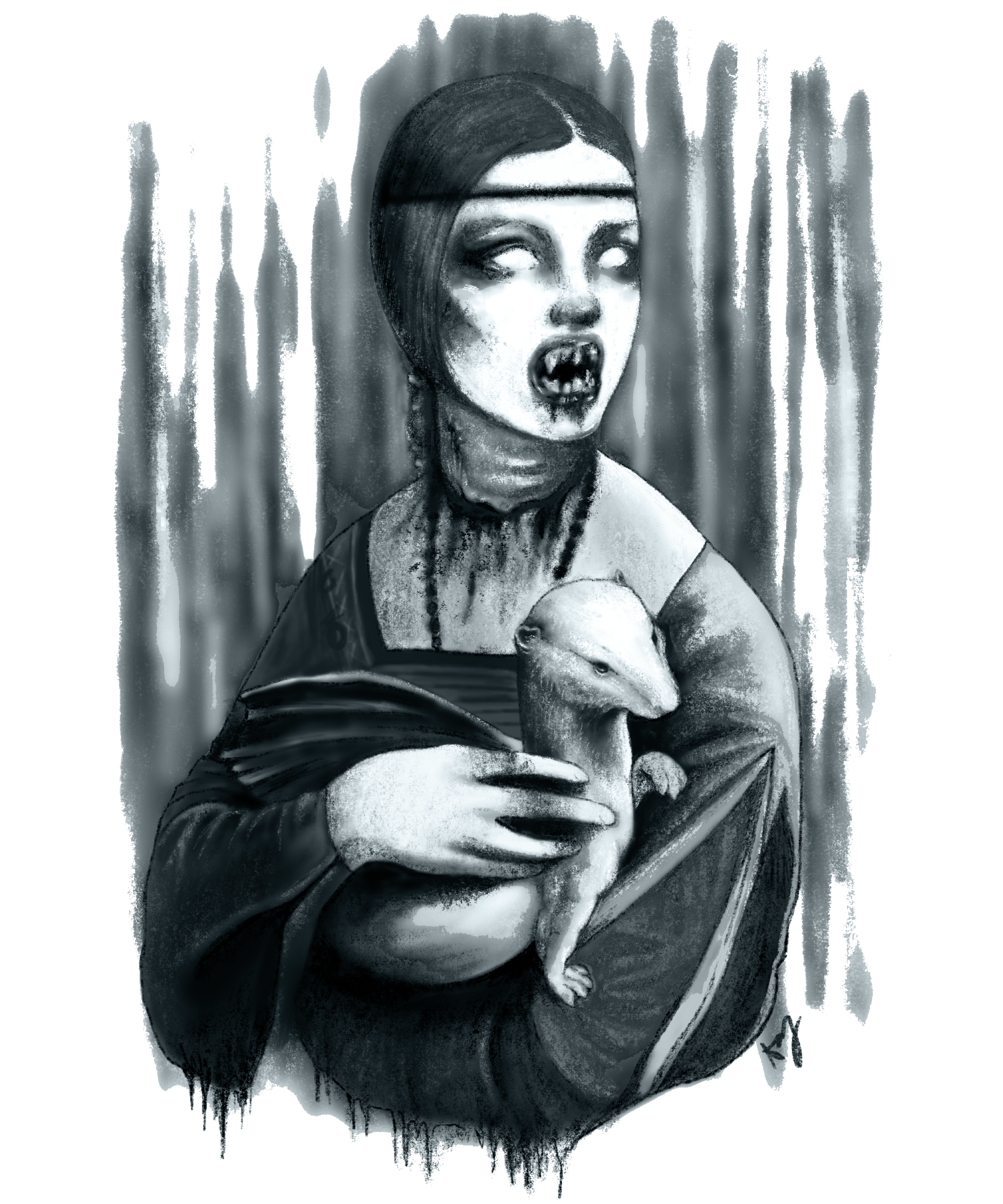 Dama Goth con l'ermellino