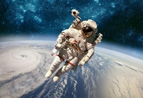 astronaut-outer-space-against-backdrop-planet-eart-astronaut-outer-space-against-backdrop-planet-earth-130672389